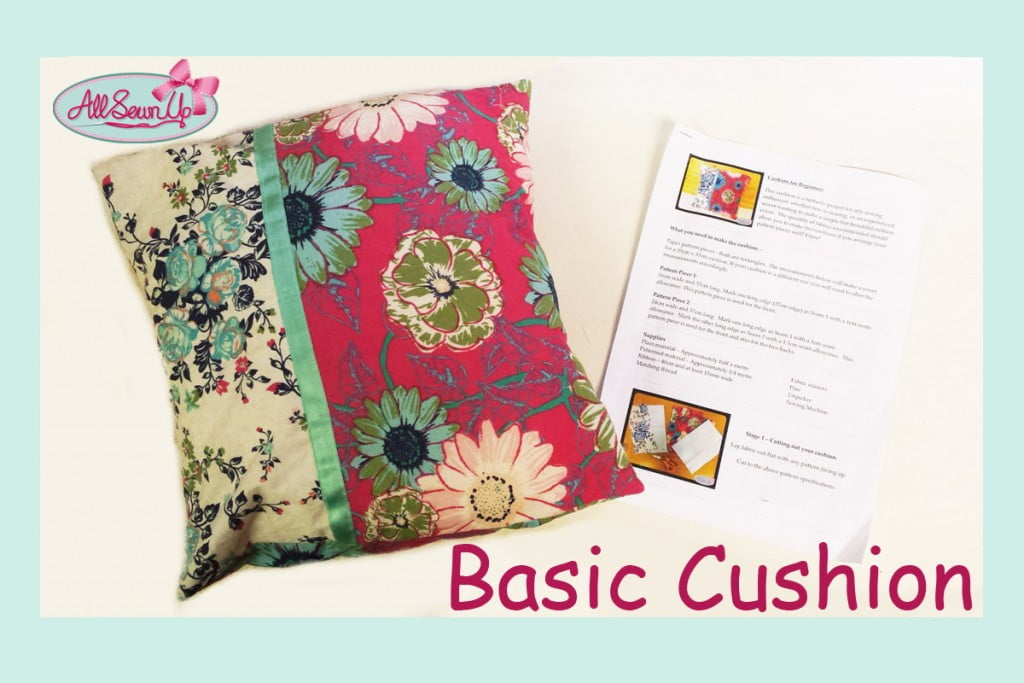 Basic Cushion All Sewn Up Wales by Helen Rhiannon