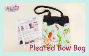 Pleated Bow Bag Tutorial