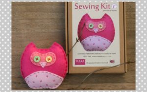 Pink Owl Sewing Kit