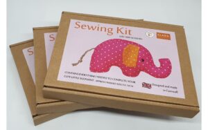 Pink Mini Elephant Sewing Kit
