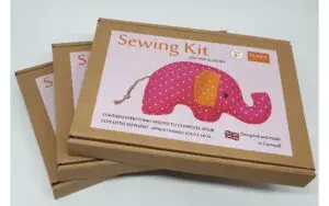 Pink Mini Elephant Sewing Kit