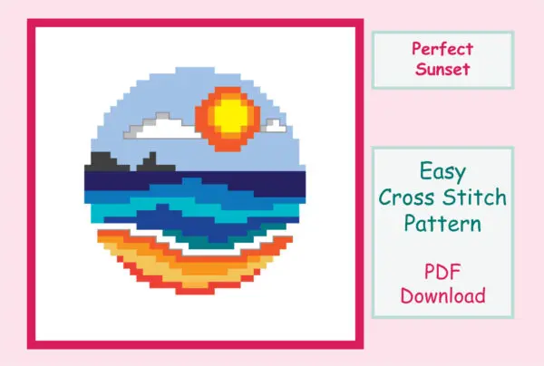 Perfect Sunset Cross Stitch