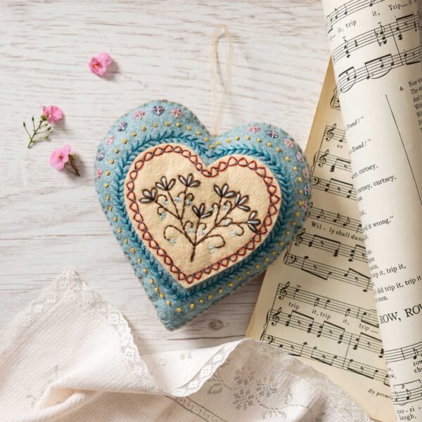 Embroidered Heart