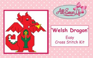 'Welsh Dragon' cross stitch kit