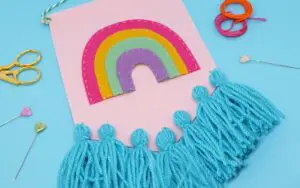 'Rainbow Tassel Banner' DIY Kit
