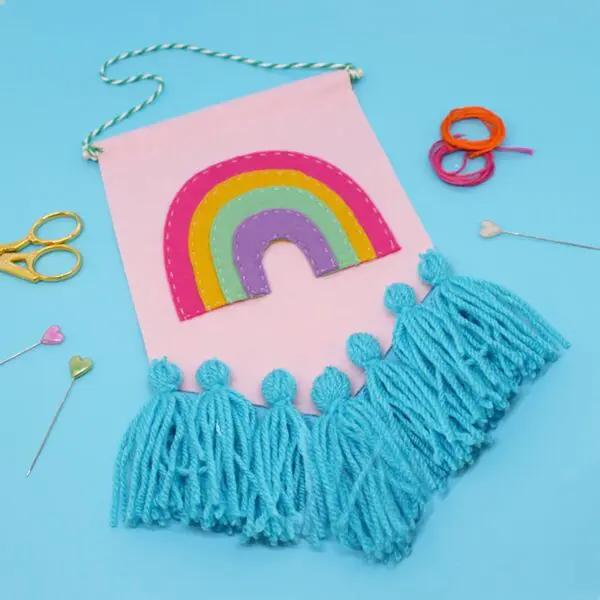 'Rainbow Tassel Banner' DIY Kit