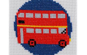 London Bus Cross Stitch Kit