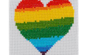 Heart Cross Stitch Kit