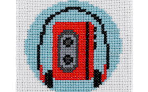 Walkman Cross Stitch Kit