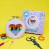 'HOPE HEART' Mini Cross Stitch