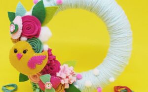 EASTER WREATH FELT CRAFT KIT