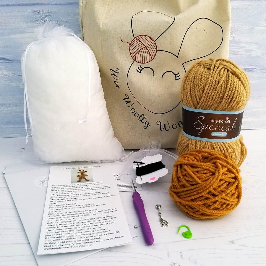 Wee Woolly Wonderfuls Crochet Kits