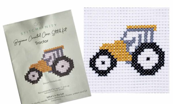 Tractor Cross Stitch Kit