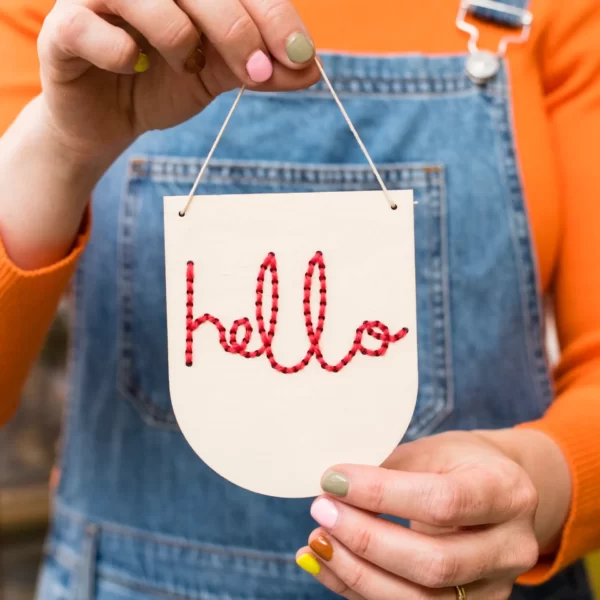 'Hello' Embroidery Kit