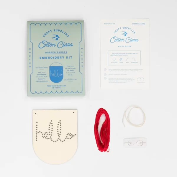 'Hello' Embroidery Kit - Image 4