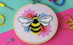 ‘Midsummer Bee’ Mini Embroidery Kit