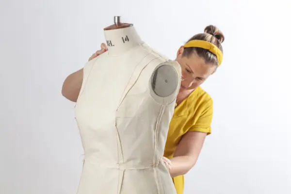 Dressmaking at Ash Farm, Pembrokeshire. - Image 6
