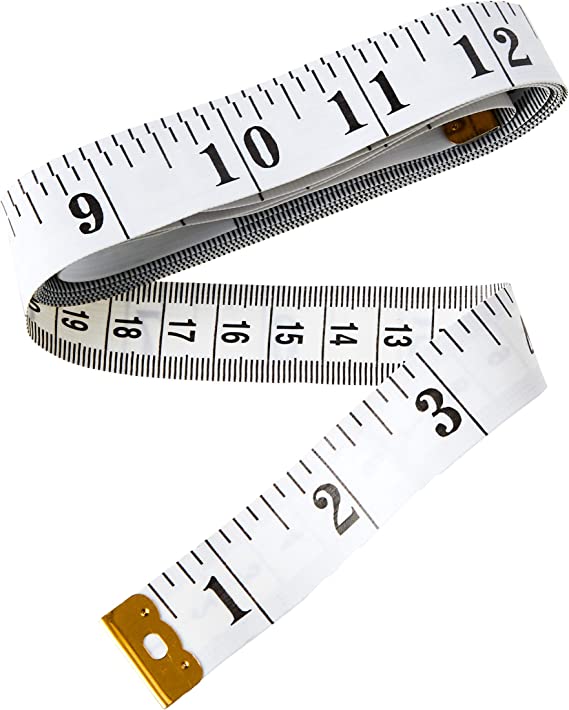 White Tape Measure Inches/cm - All Sewn Up Wales by Helen Rhiannon