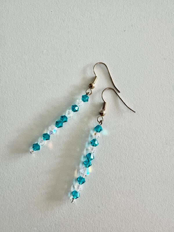 Swarovski crystal strand earrings - Image 2