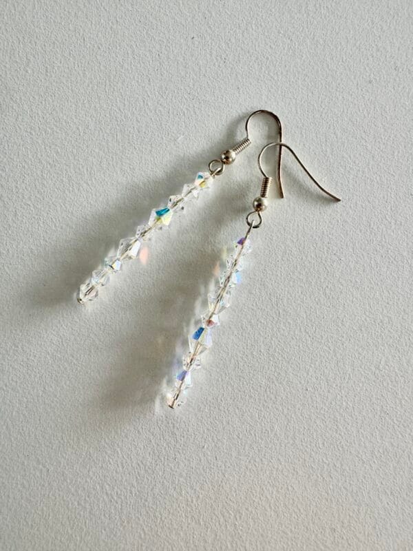Swarovski crystal strand earrings - Image 4