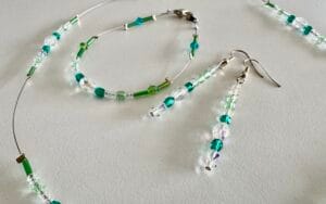 Swarovski crystal jewellery set
