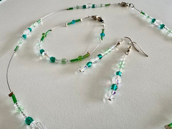 Swarovski crystal jewellery set