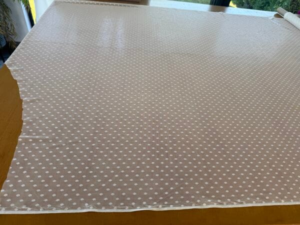 Ivory / Cream Polka Dot Tulle £6 p/m