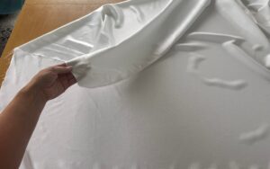 Ivory Satin Back Crepe - 3m length 45" wide