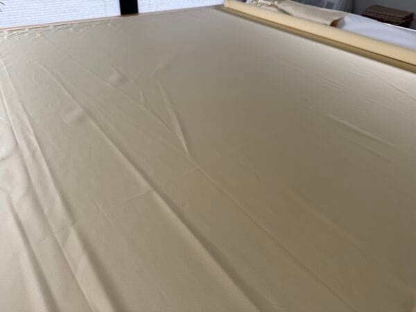 Cream/Gold Duchesse Satin & Matching Lining - Image 3