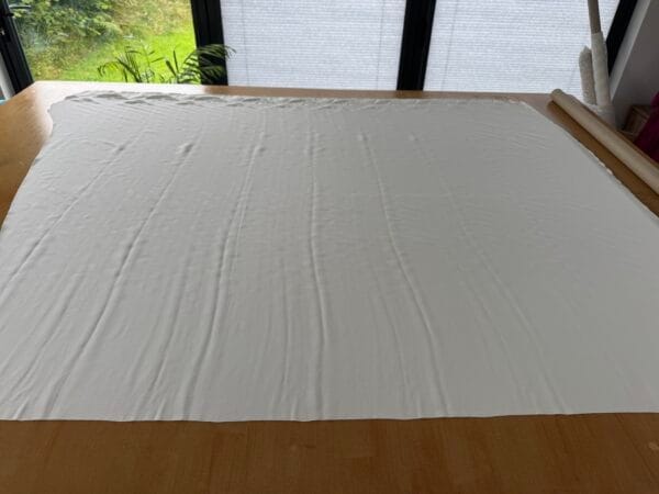 Ivory 100% Silk Crepe - 1.4m length - Image 3