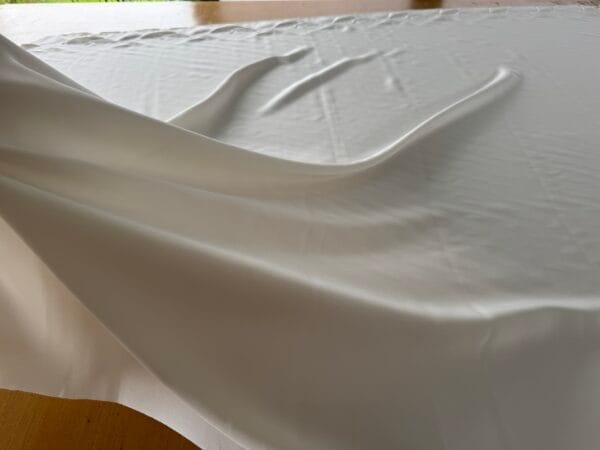 Ivory 100% Silk Crepe - 1.4m length